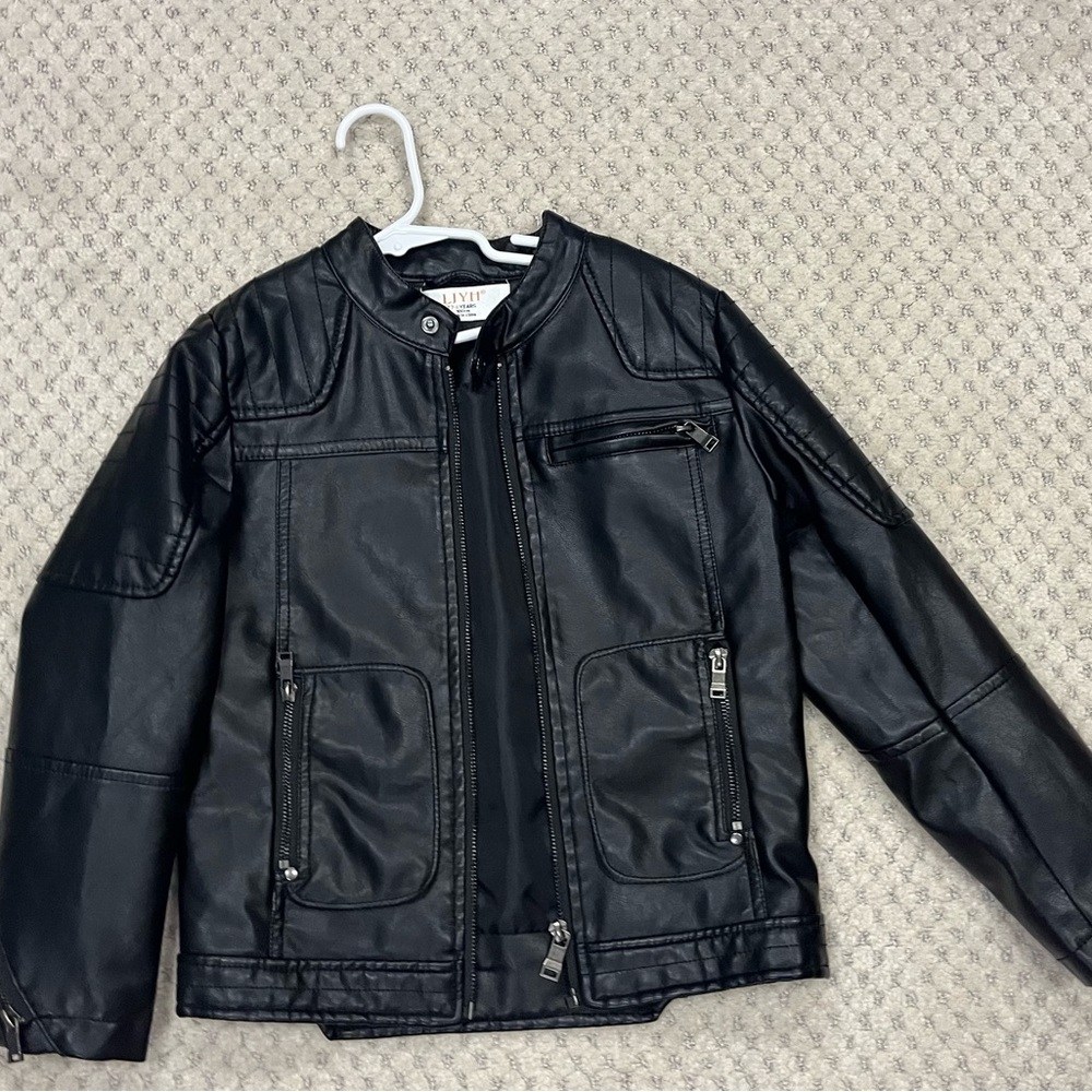 Black Leather Jacket by LIYH Children’s size 7/8